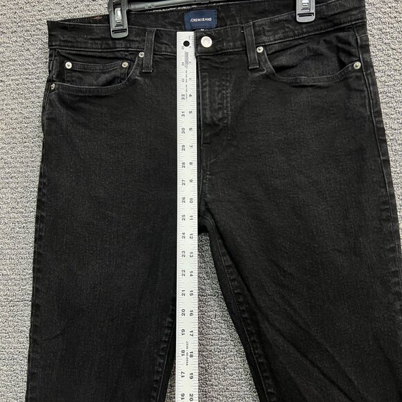J.Crew Jeans 484 Slim Men's Size 36 Black Mid Rise 31in Inseam - Picture 8 of 14